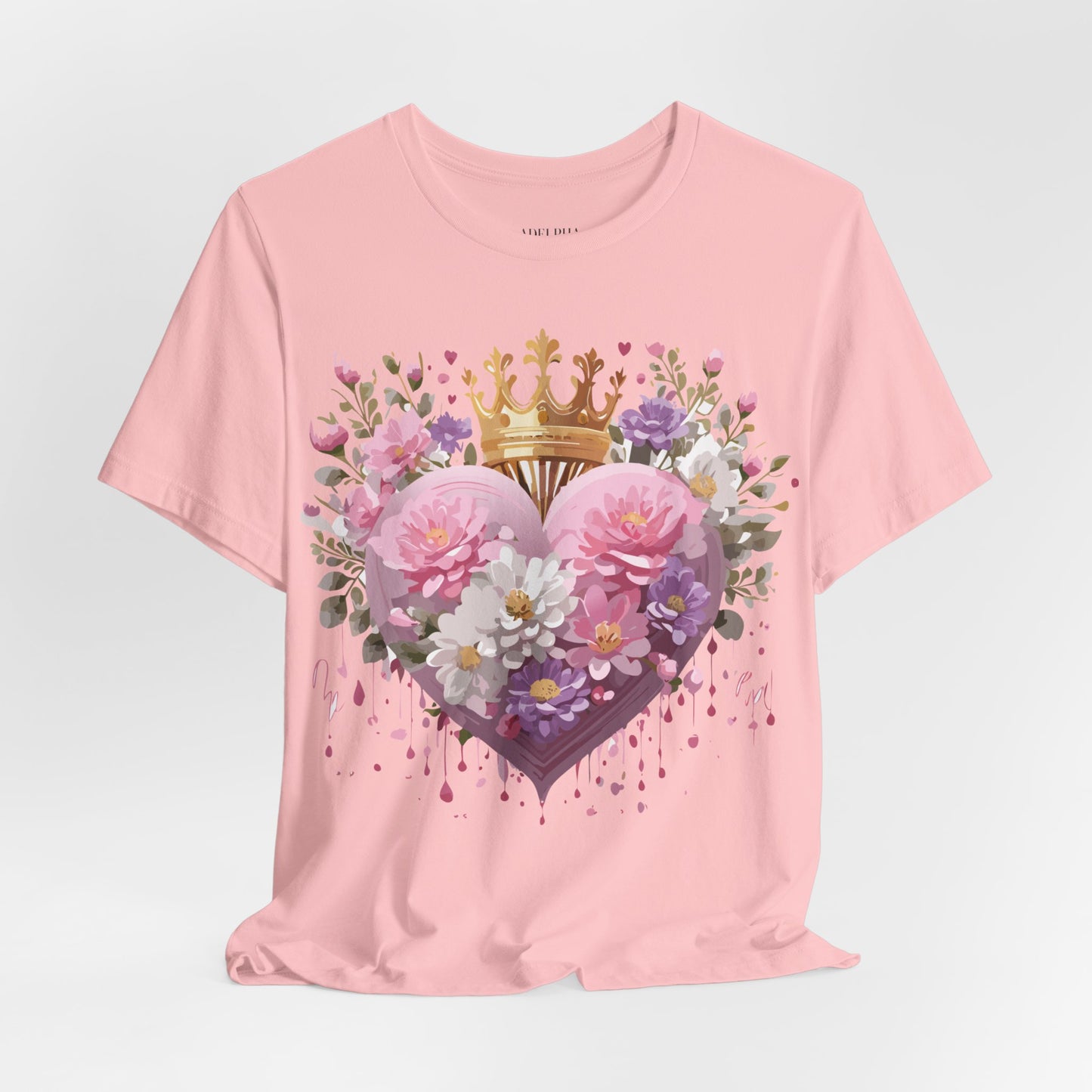 Natural Cotton Tee Shirt - Love story Collection