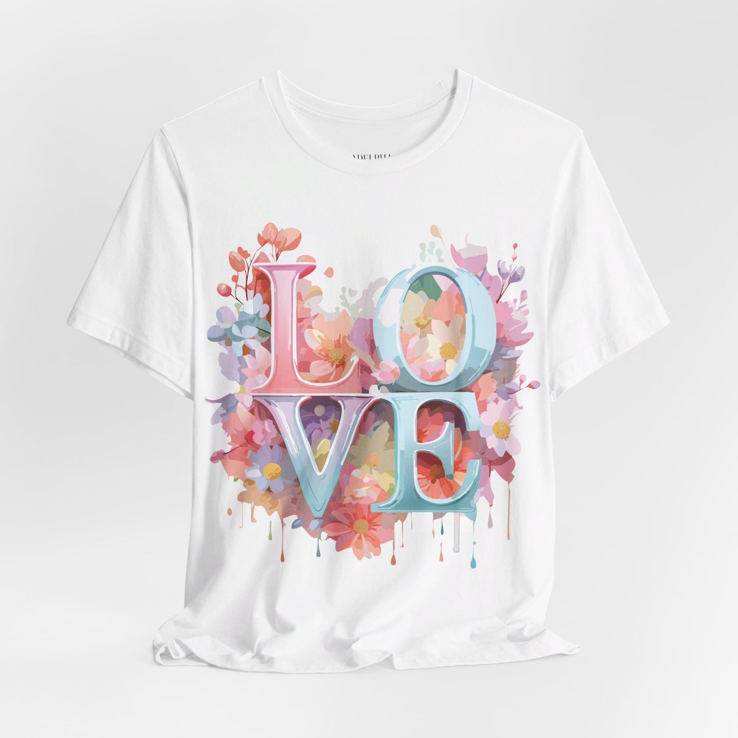 T-Shirt aus natürlicher Baumwolle – Love Story-Kollektion