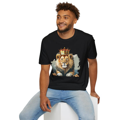 Lion Shirt Unisex Animal Tee Gildan Softstyle 64000 Comfort Fit