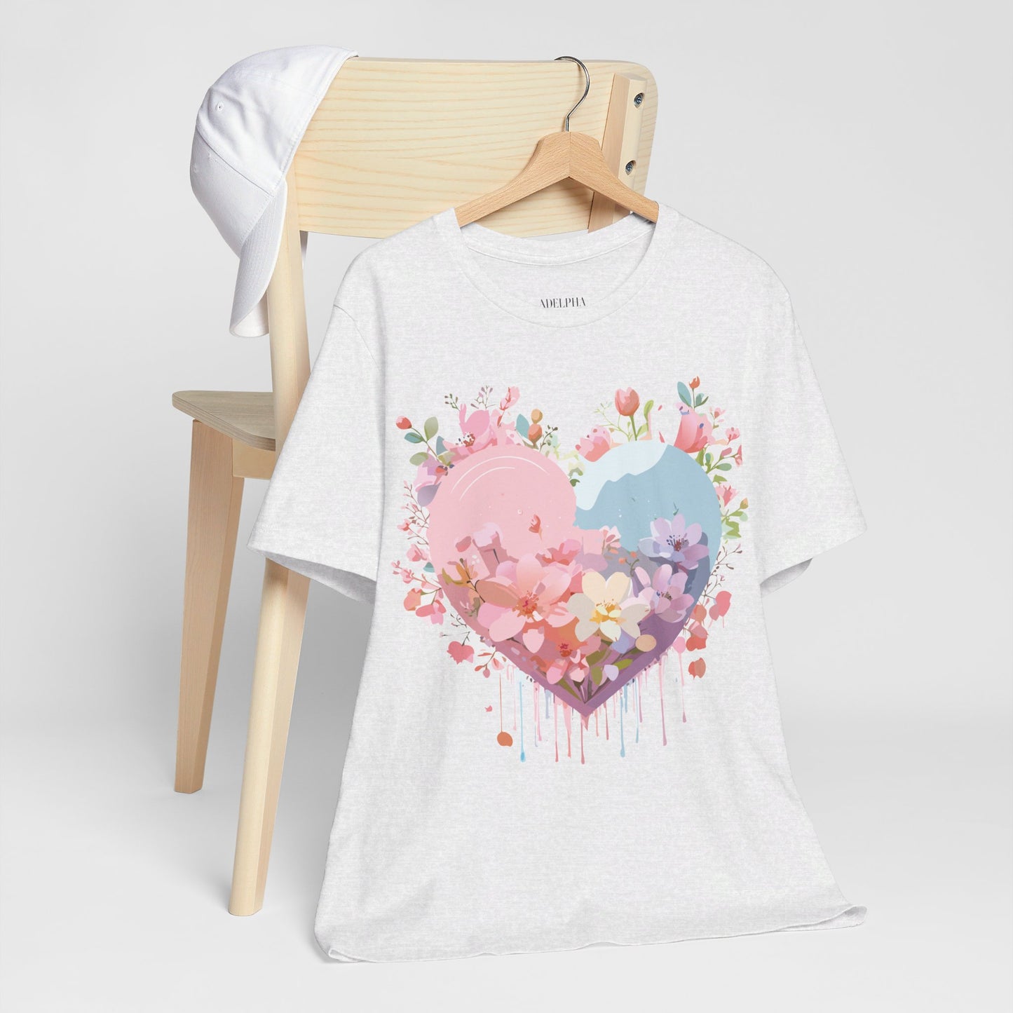 T-shirt en coton naturel - Collection Love story