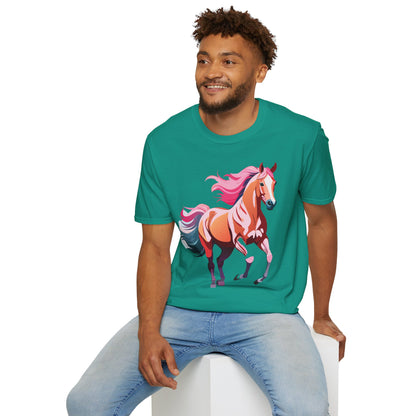 Horse Shirt Gildan Softstyle Tee Unisex 100 Percent Ring Spun Cotton