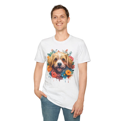 Dog Shirt Unisex Animal Tee Softstyle 64000 Gildan Cotton Tee