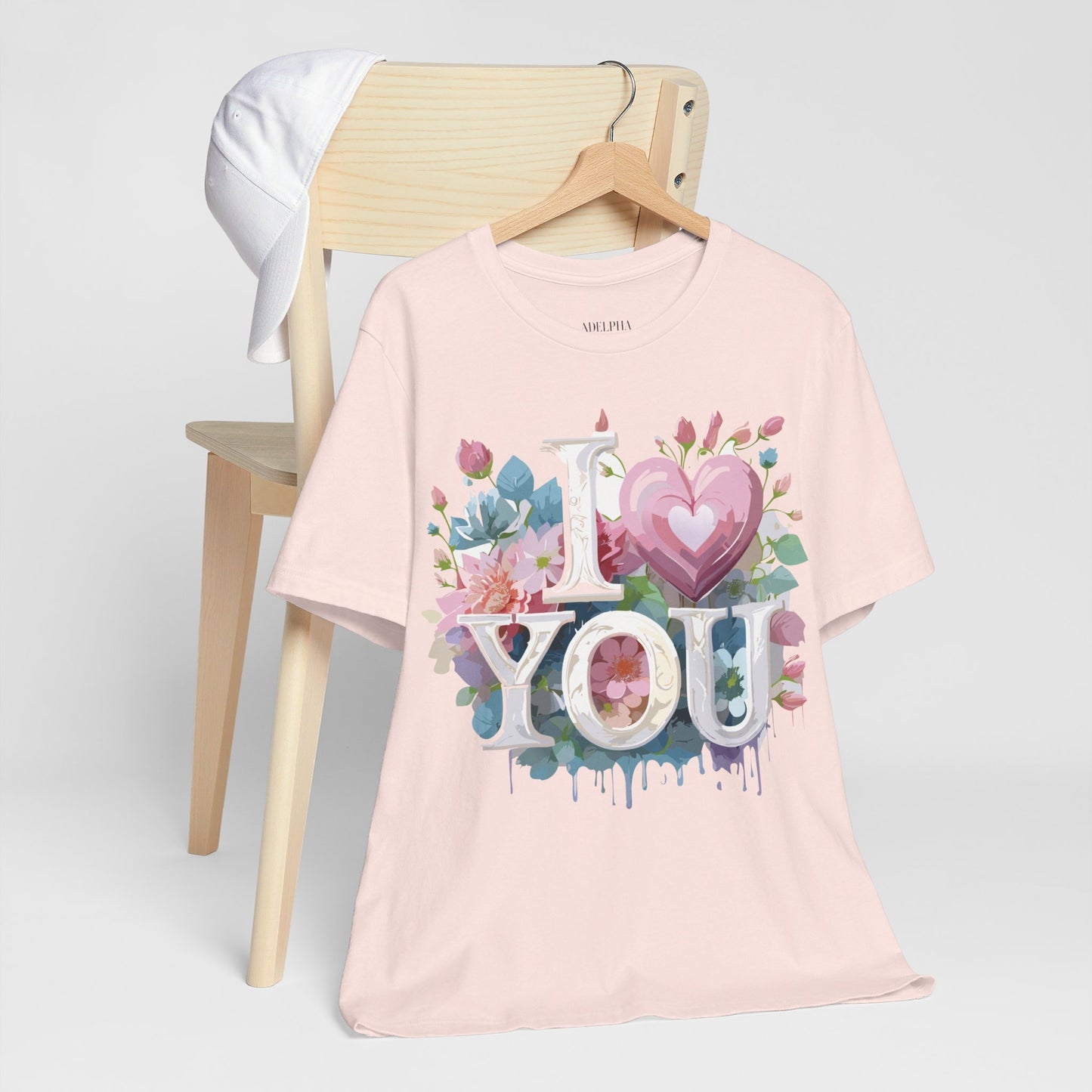 Natural Cotton Tee Shirt - Love story Collection