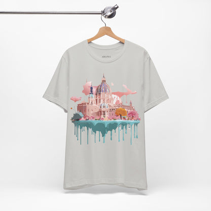 Natural Cotton Tee Shirt - Beautiful Places Collection - Vienna Printify