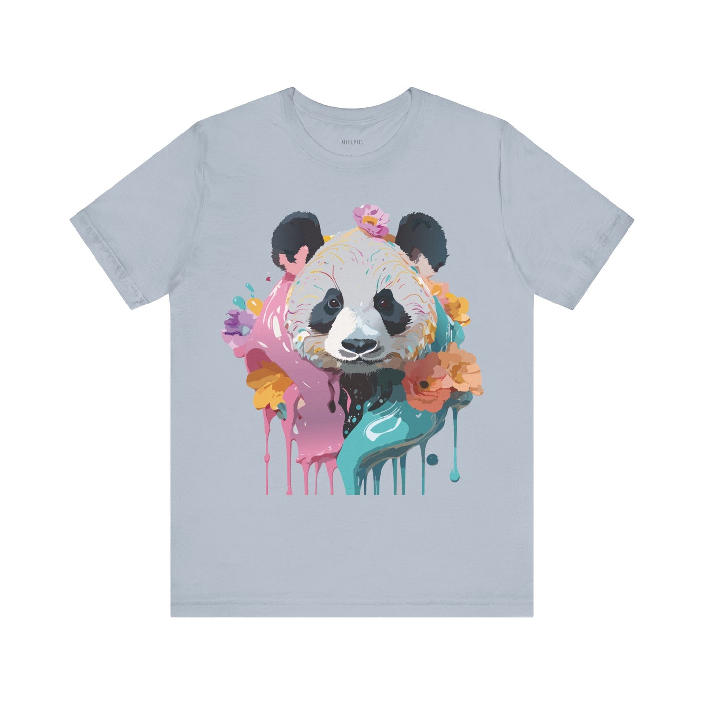 T-shirt en coton naturel avec panda