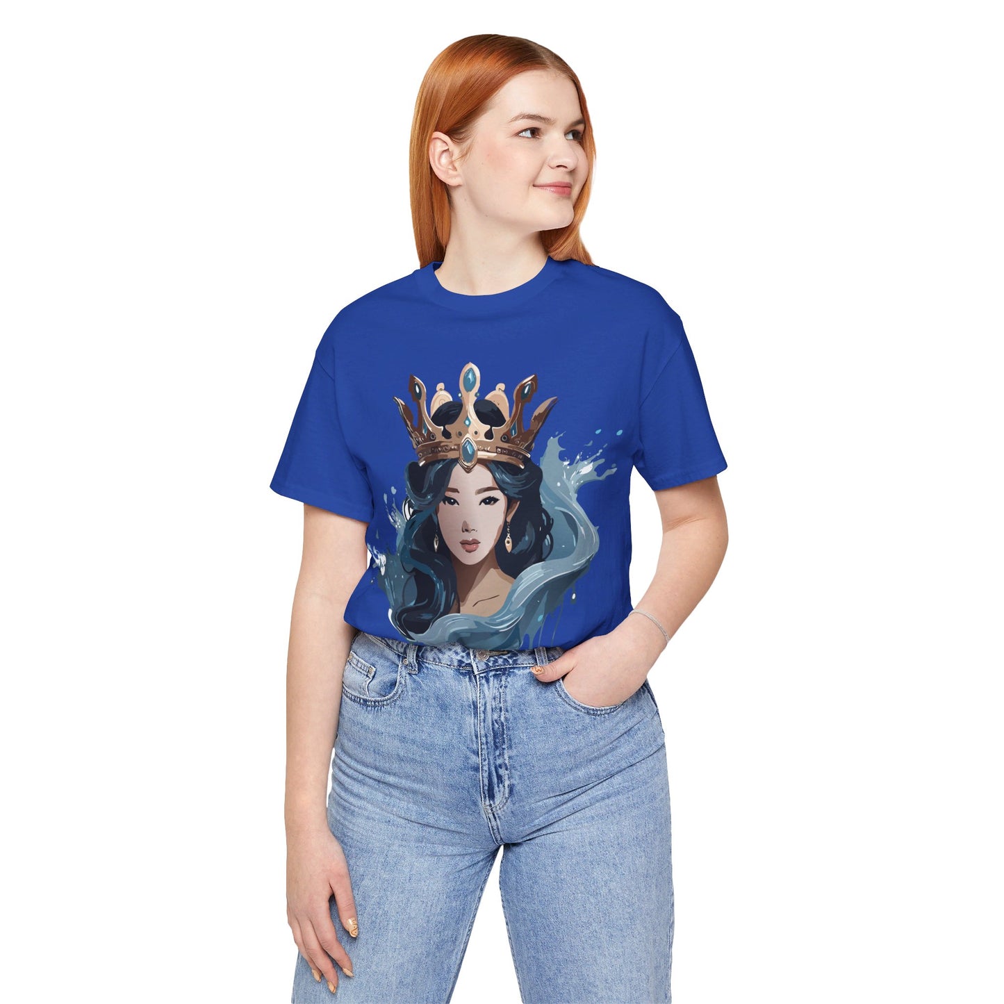 T-Shirt aus natürlicher Baumwolle – Queen Collection