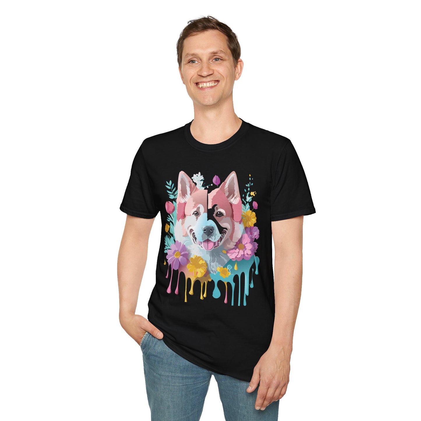 Dog Shirt, Shirt with Dog, Animal Tee, Shirt with Animals