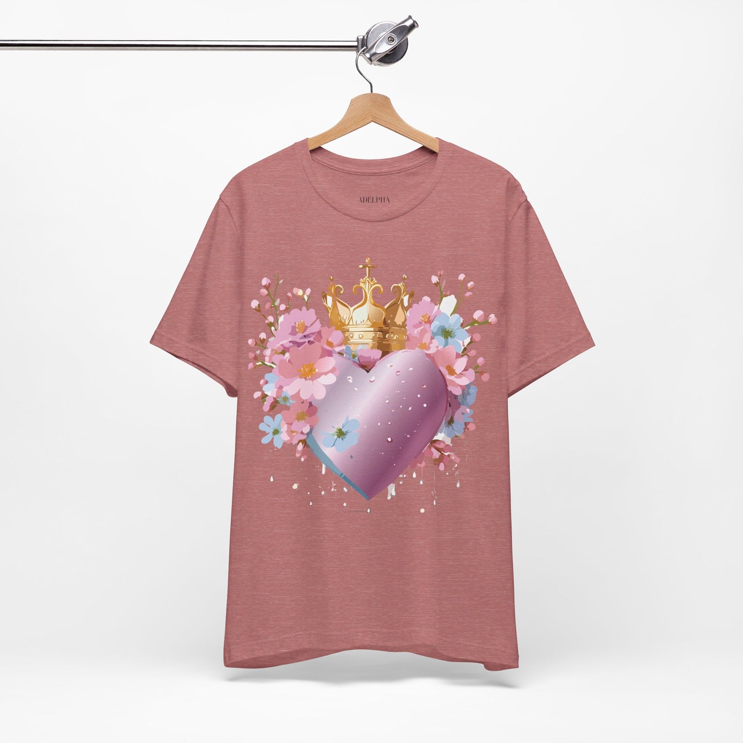 T-Shirt aus natürlicher Baumwolle – Love Story-Kollektion