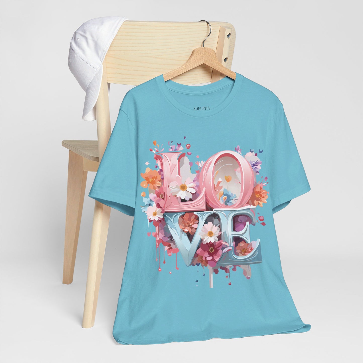 T-Shirt aus natürlicher Baumwolle – Love Story-Kollektion