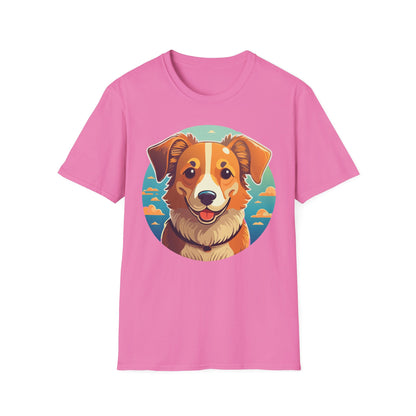 Dog Shirt Unisex Animal Tee One Hundred Percent Cotton Softstyle Gildan 64000