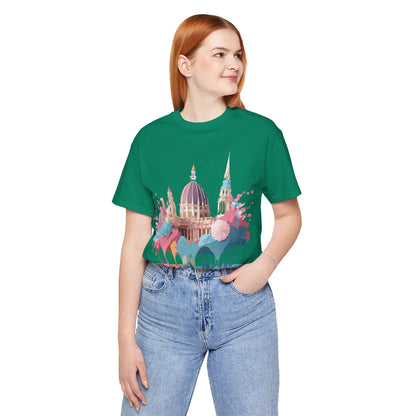 Natural Cotton Tee Shirt - Beautiful Places Collection - Vienna Printify