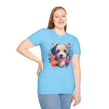 Dog Shirt Unisex Animal Tee Made From 100 Percent Ring Spun Cotton