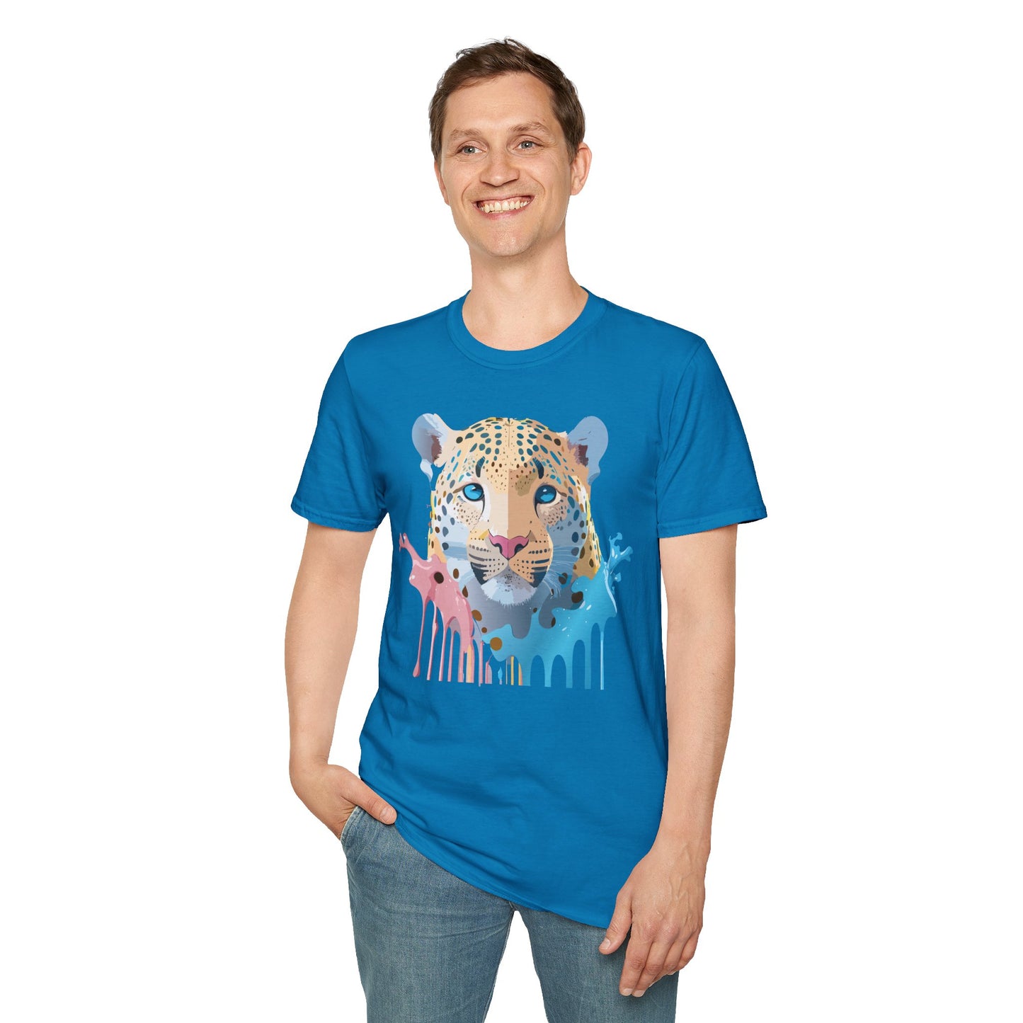 Cheetah Shirt, Shirt with Cheetah, Cheetah Tee, Shirt with Animals