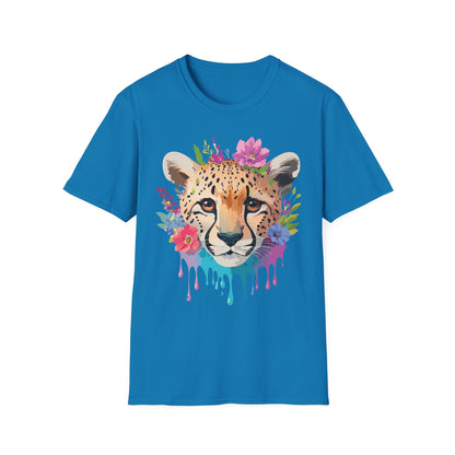 Cheetah Print Unisex Softstyle T Shirt Gildan 64000 Tee For Everyday Comfort