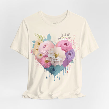 Natural Cotton Tee Shirt - Love story Collection Printify