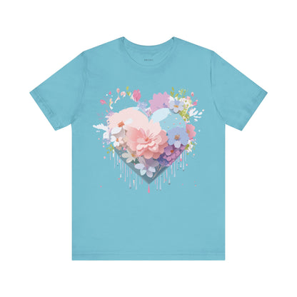 Natural Cotton Tee Shirt - Love story Collection Printify