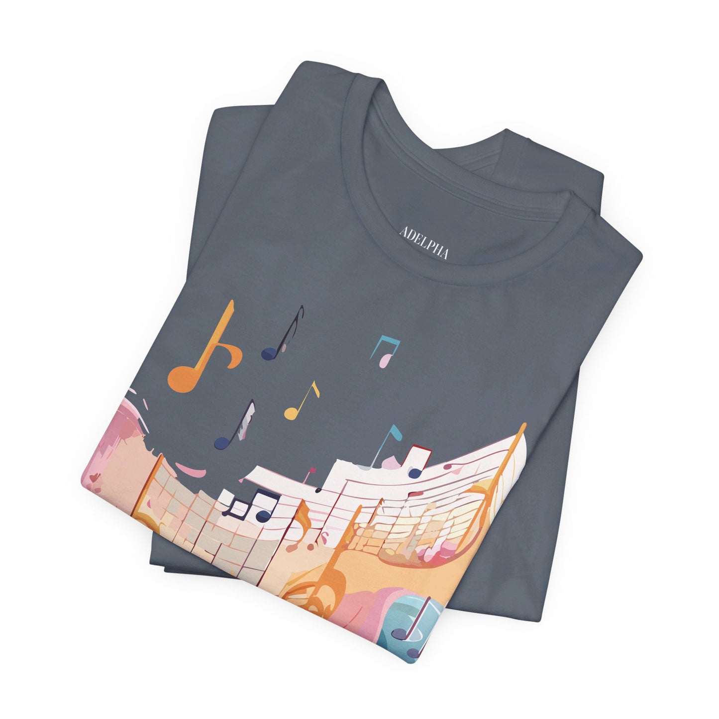 T-shirt en coton naturel - Collection Musique