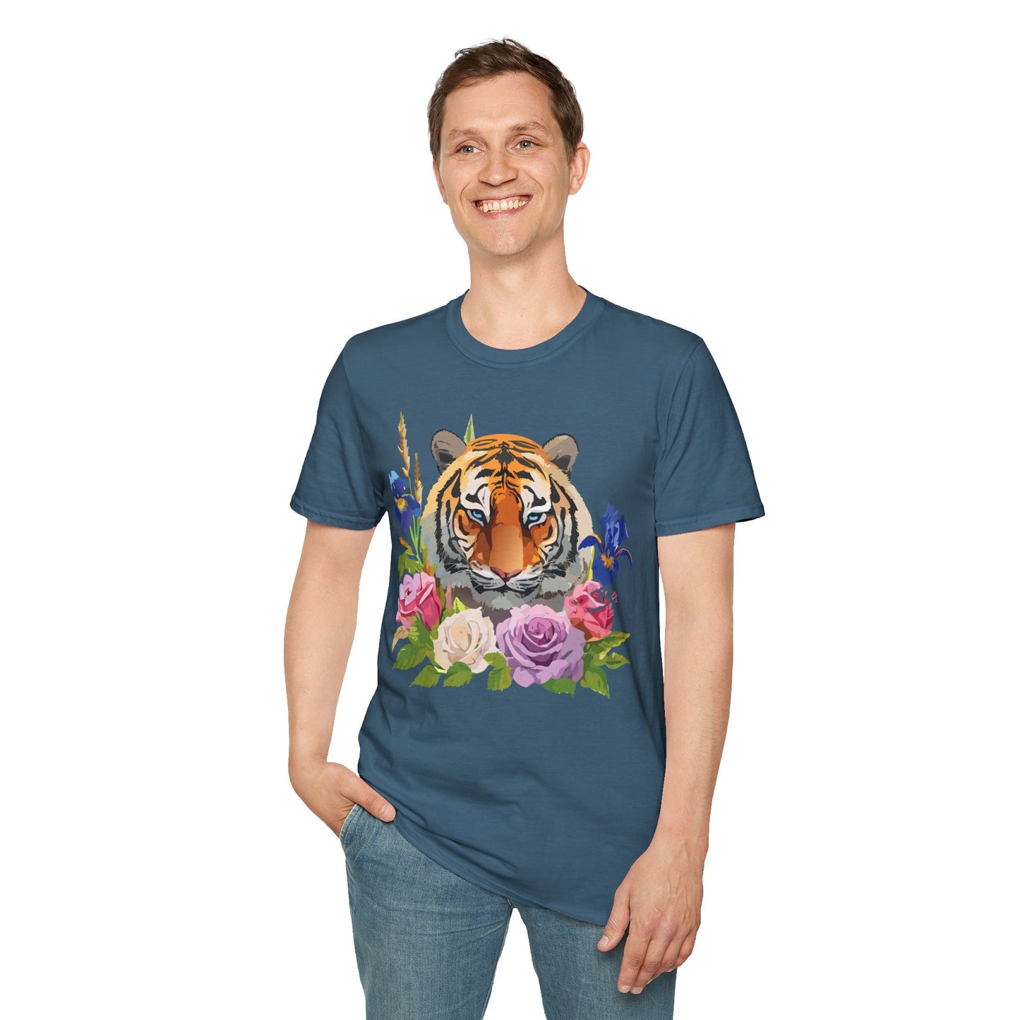Tiger Shirt, Shirt with Tiger, Animal Tee, Shirt with Animals