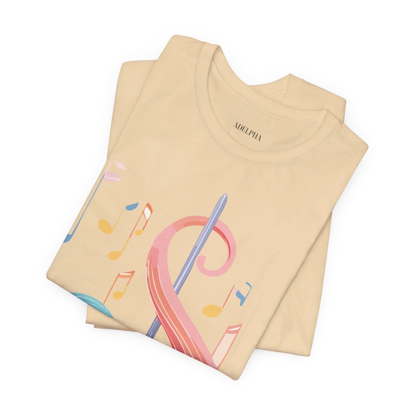 Natural Cotton Tee Shirt - Music collection