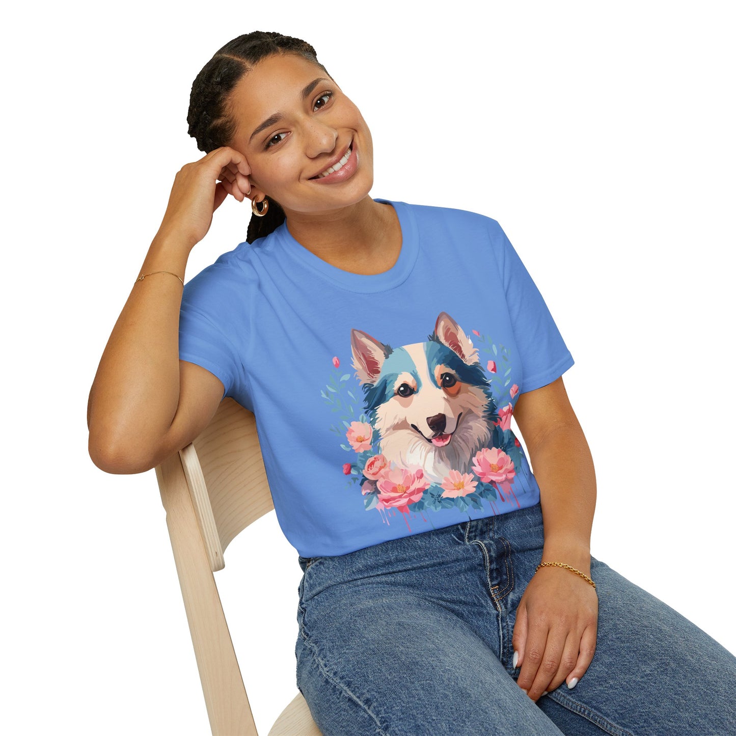 Dog Shirt, Shirt with Dog, Animal Tee, Shirt with Animals