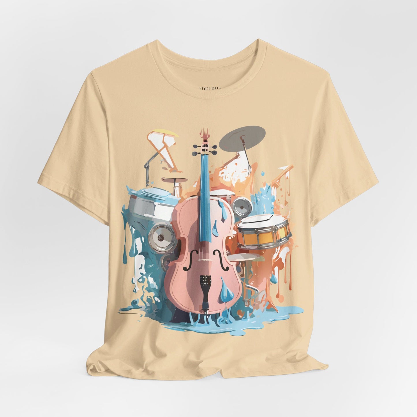 Natural Cotton Tee Shirt - Music collection