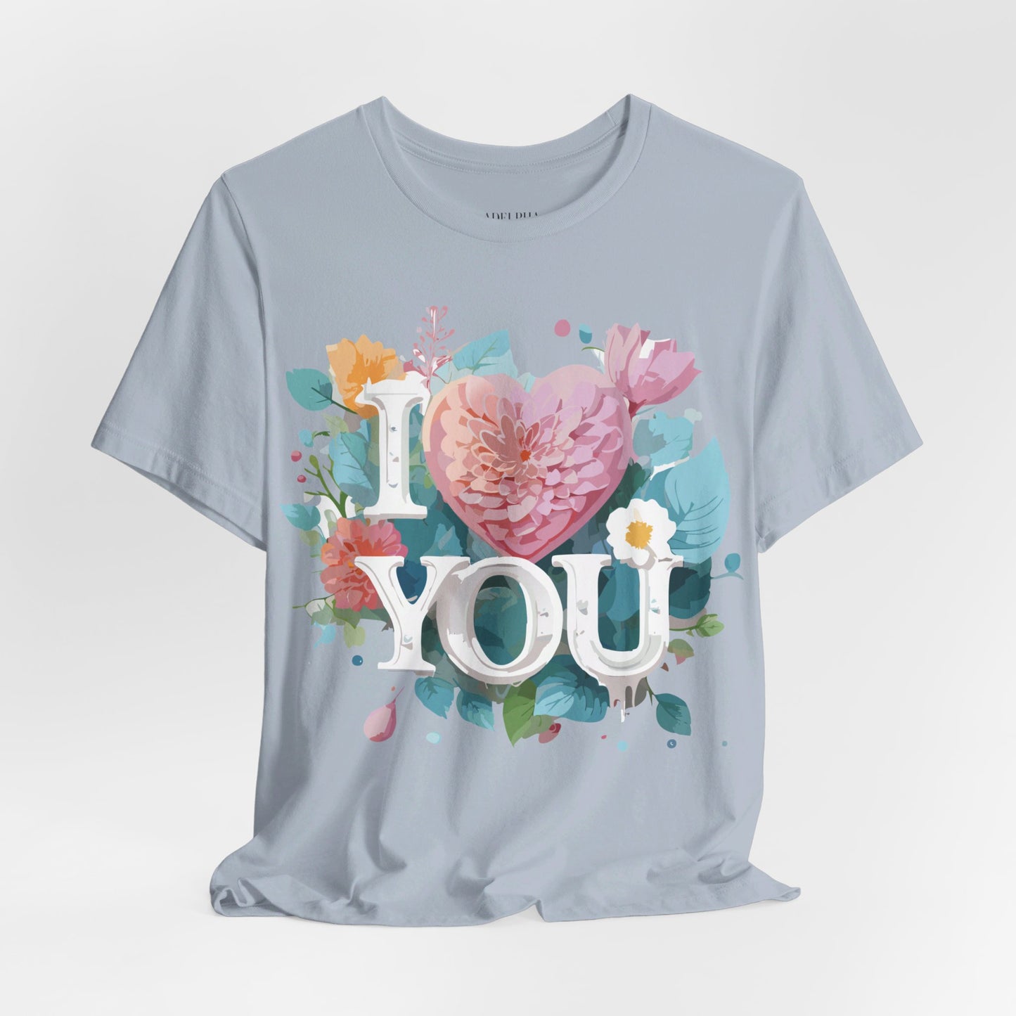 T-Shirt aus natürlicher Baumwolle – Love Story-Kollektion