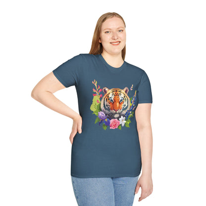 Tiger Shirt Unisex Gildan Softstyle Tee 100 Percent Ring Spun Cotton