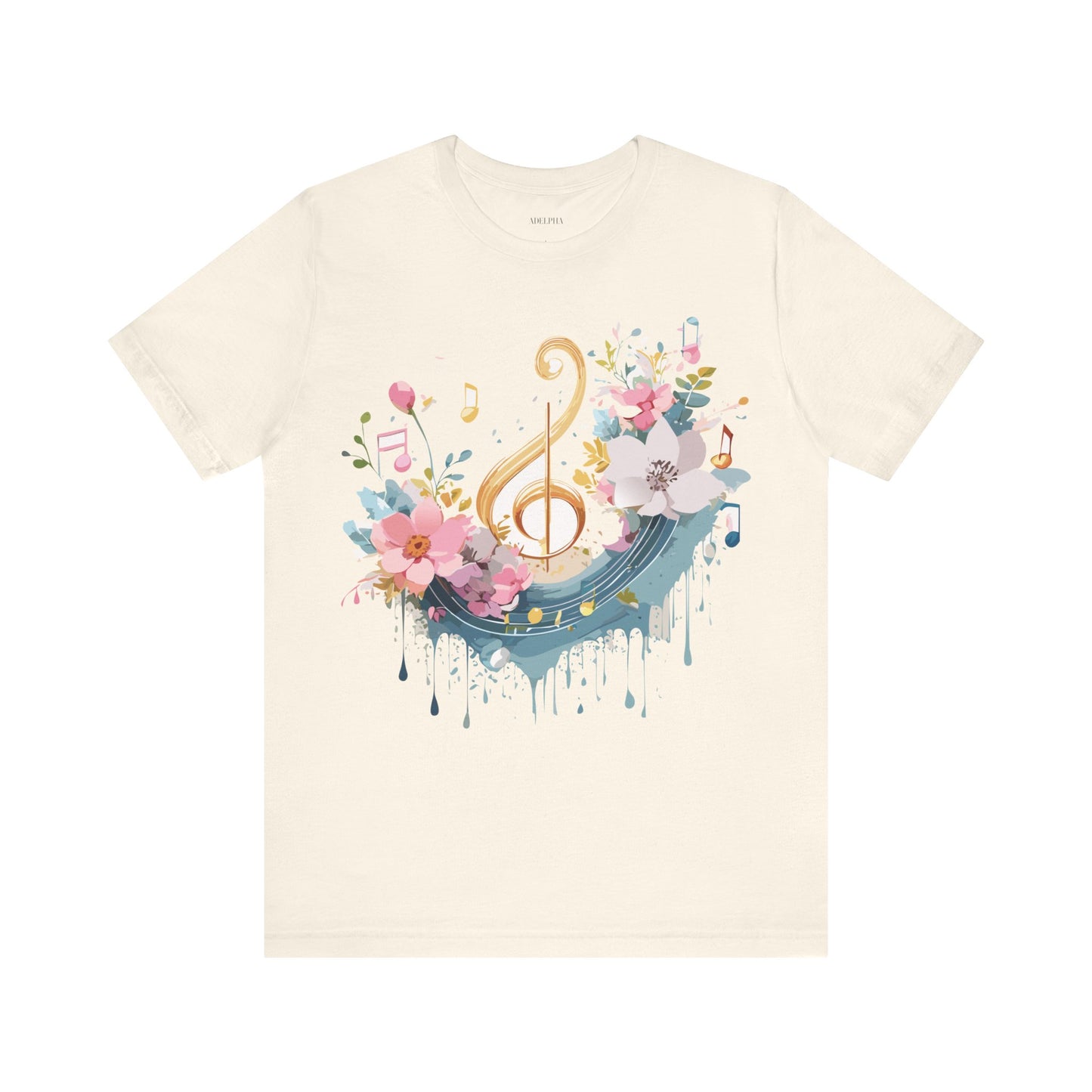 T-shirt en coton naturel - Collection Musique