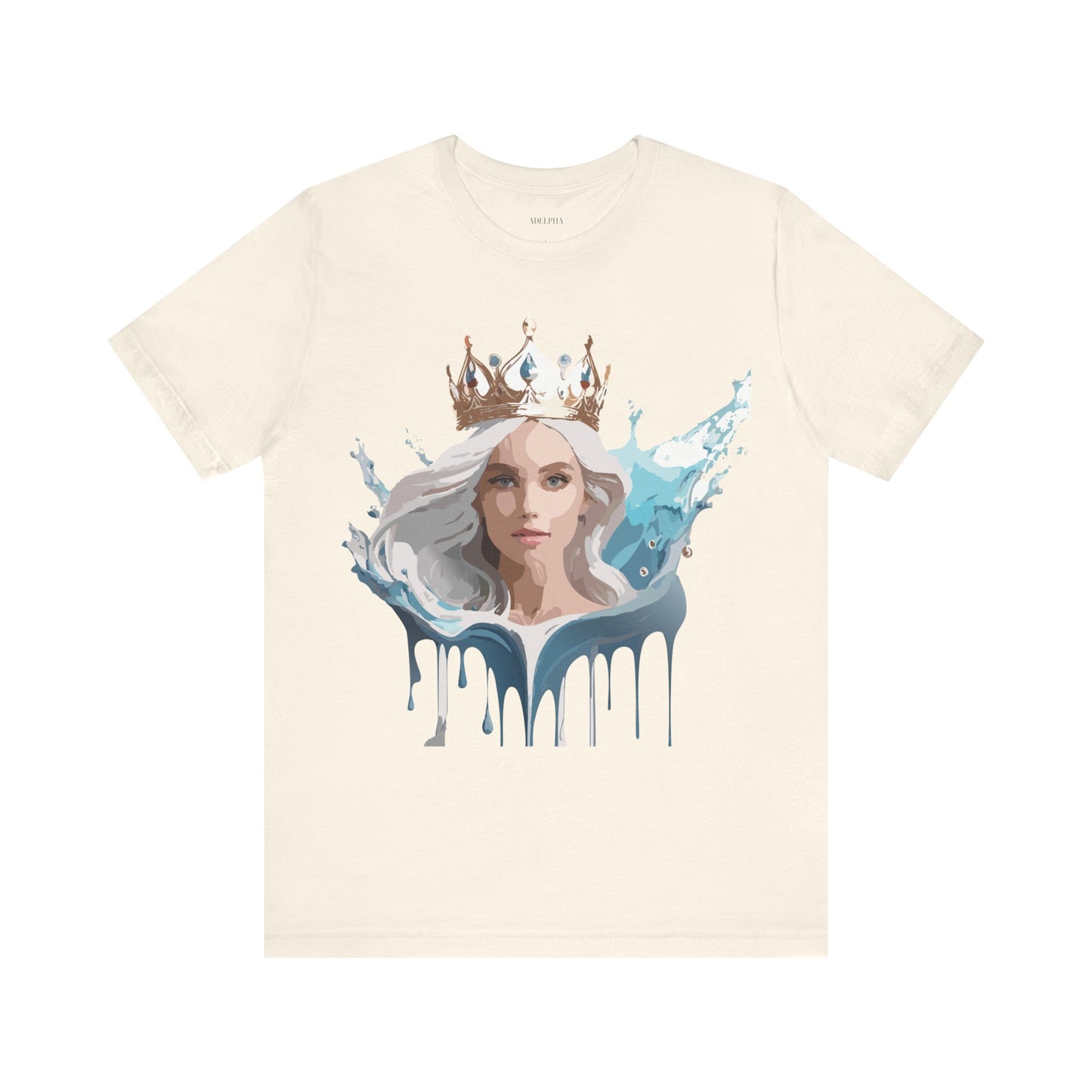 T-Shirt aus natürlicher Baumwolle – Queen Collection