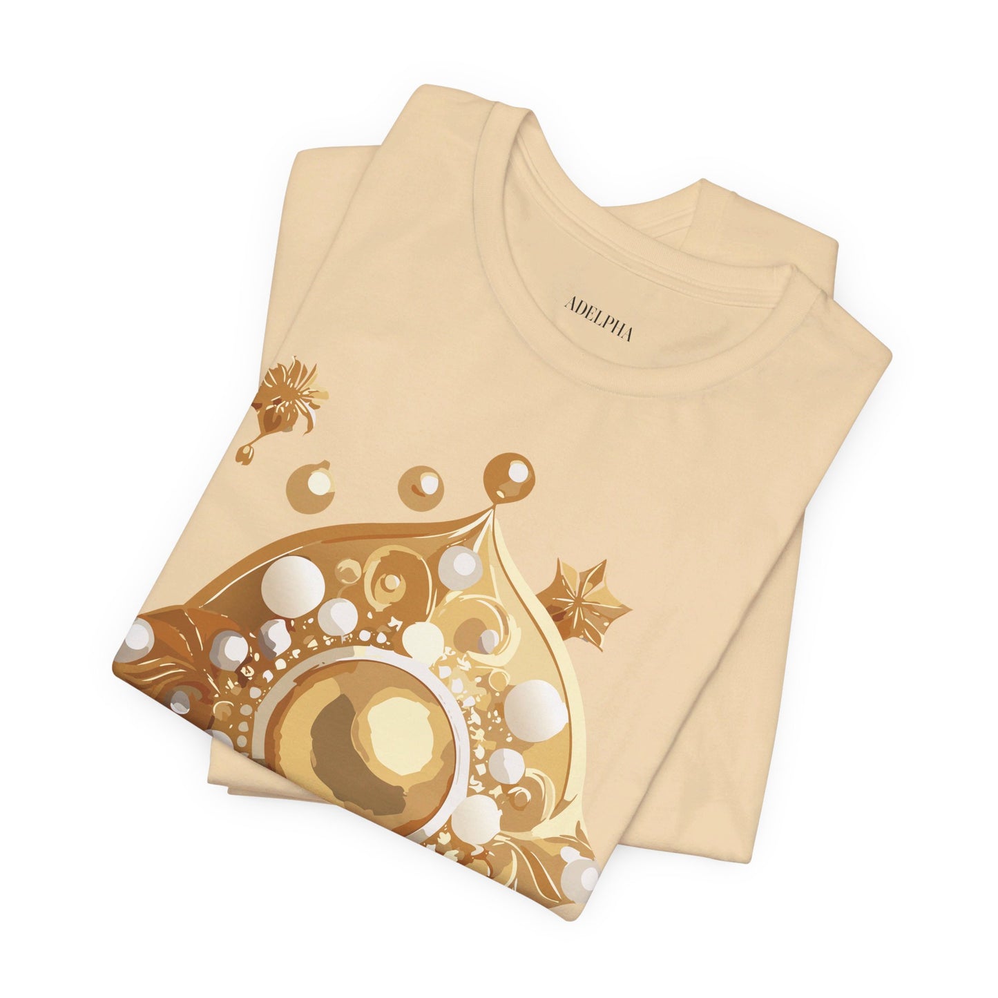 T-Shirt aus natürlicher Baumwolle – Queen Collection