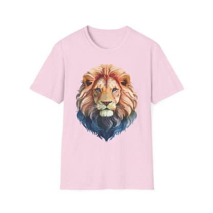 Lion Shirt Unisex Animal Tee Ring Spun Cotton Softstyle Tee Gildan