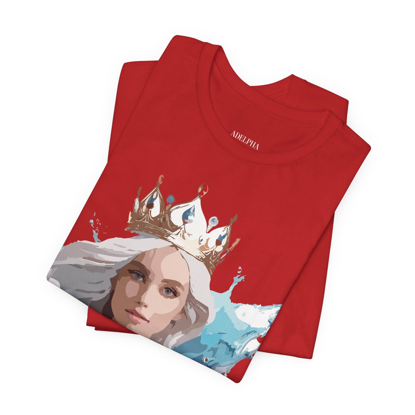 T-Shirt aus natürlicher Baumwolle – Queen Collection