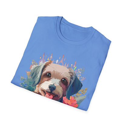 Dog Shirt Unisex Animal Tee Gildan Softstyle 64000 Short Sleeve Tee