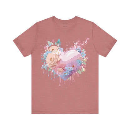 Natural Cotton Tee Shirt - Love story Collection Printify