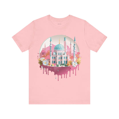 Natural Cotton Tee Shirt - Istanbul, Turkey Printify