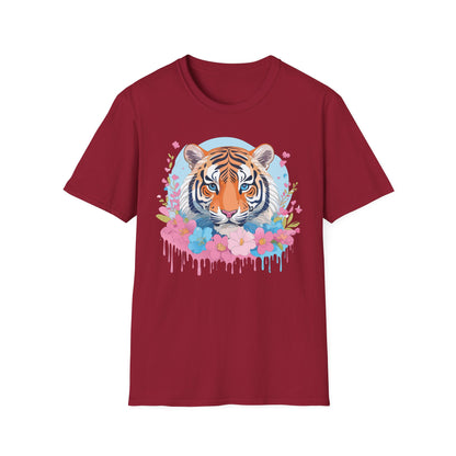 Tiger Shirt Unisex Softstyle T Shirt Gildan 64000 Animal Tee