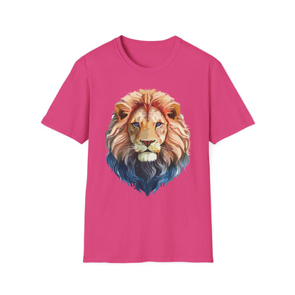 Lion Shirt Unisex Animal Tee Ring Spun Cotton Softstyle Tee Gildan