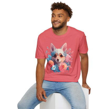 Dog Shirt Unisex Animal Print Tee With Cute Dog Designs And Comfort