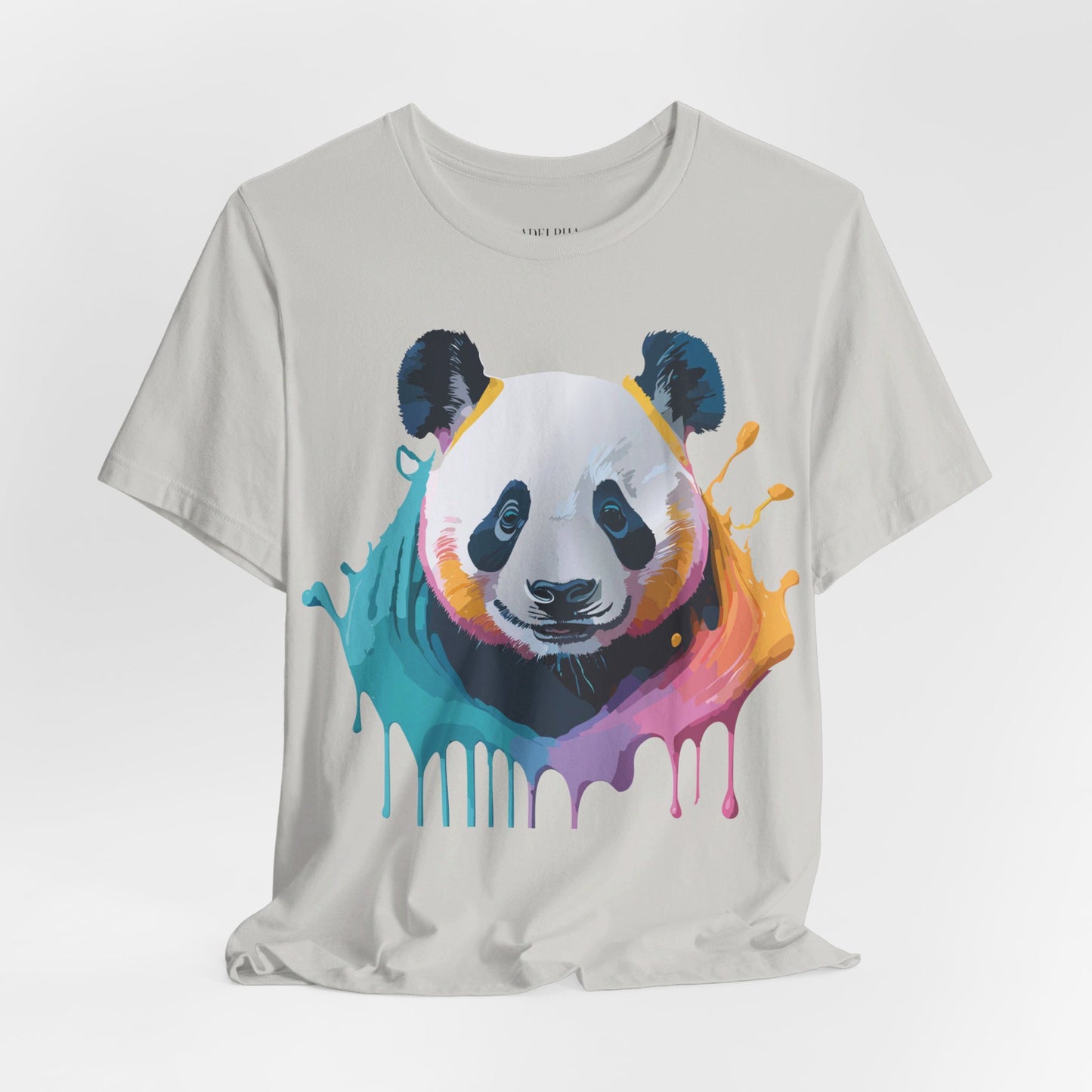 T-Shirt aus natürlicher Baumwolle mit Panda