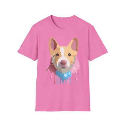 Dog Shirt Unisex Animal Print Tee Cotton T Shirt For Pet Lovers