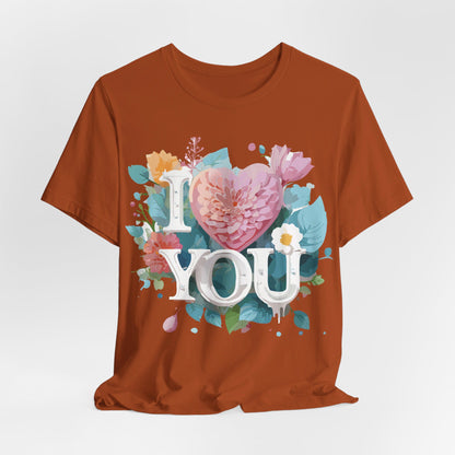 Natural Cotton Tee Shirt - Love Story Collection Printify