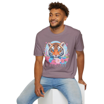 Tiger Shirt Unisex Softstyle T Shirt Gildan 64000 Animal Tee