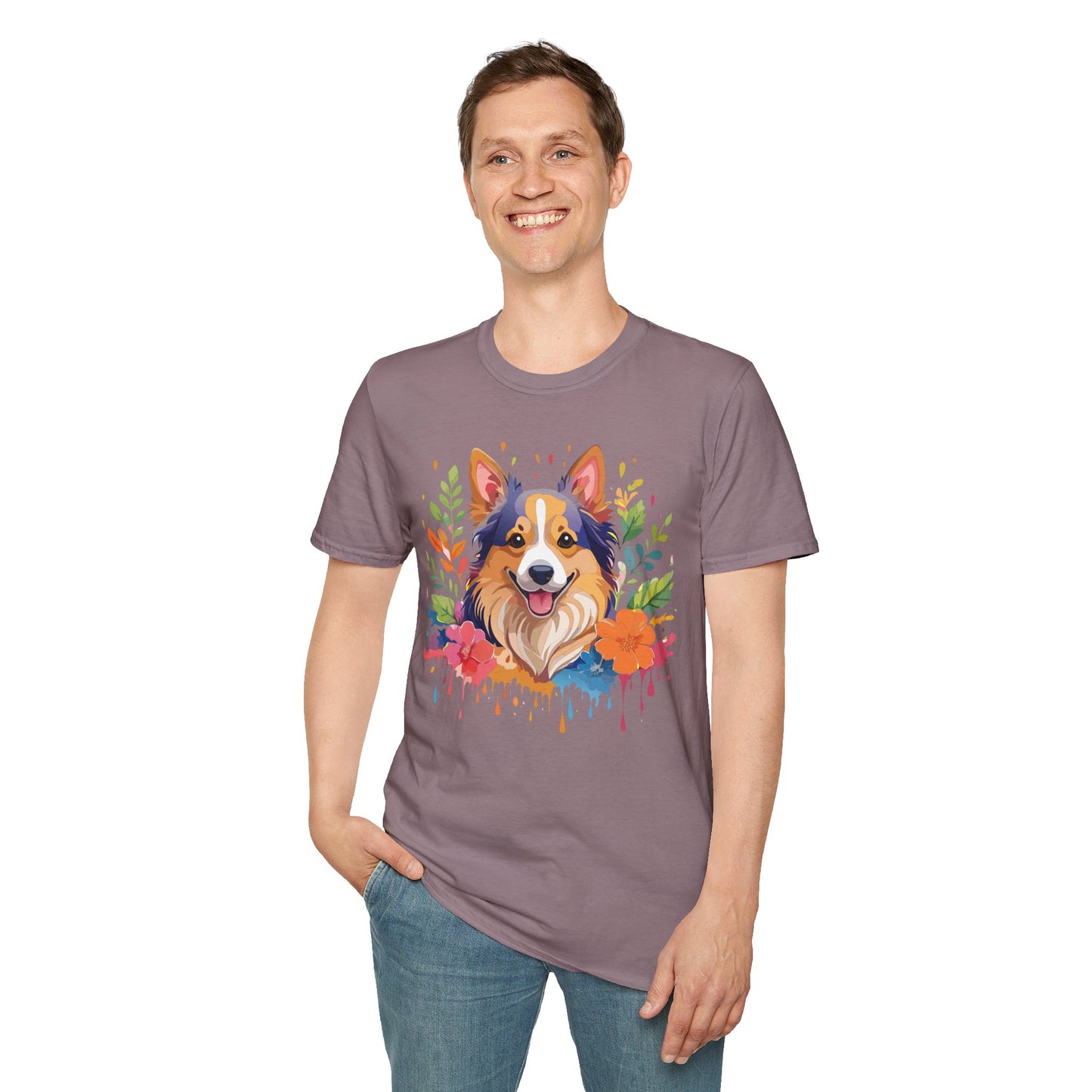 Dog Shirt, Shirt with Dog, Animal Tee, Shirt with Animals