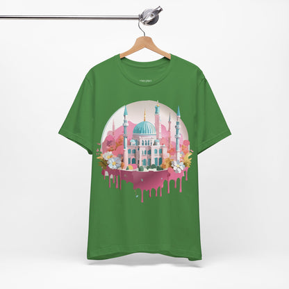 Natural Cotton Tee Shirt - Istanbul, Turkey Printify