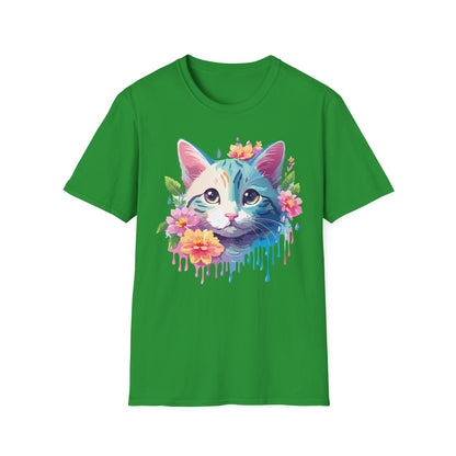 Cat Shirt Unisex Cat Lover Tee Premium Gildan Softstyle 64000 Lightweight