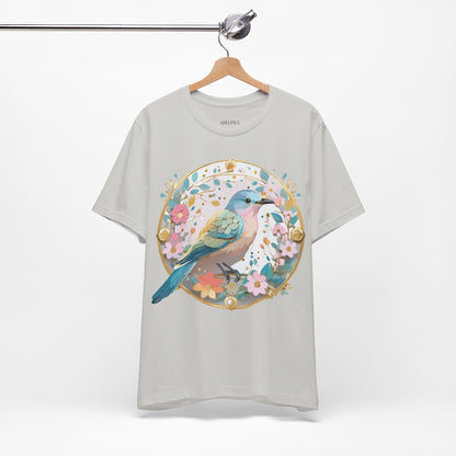 Natural Cotton Tee Shirt - Medallion Collection Printify