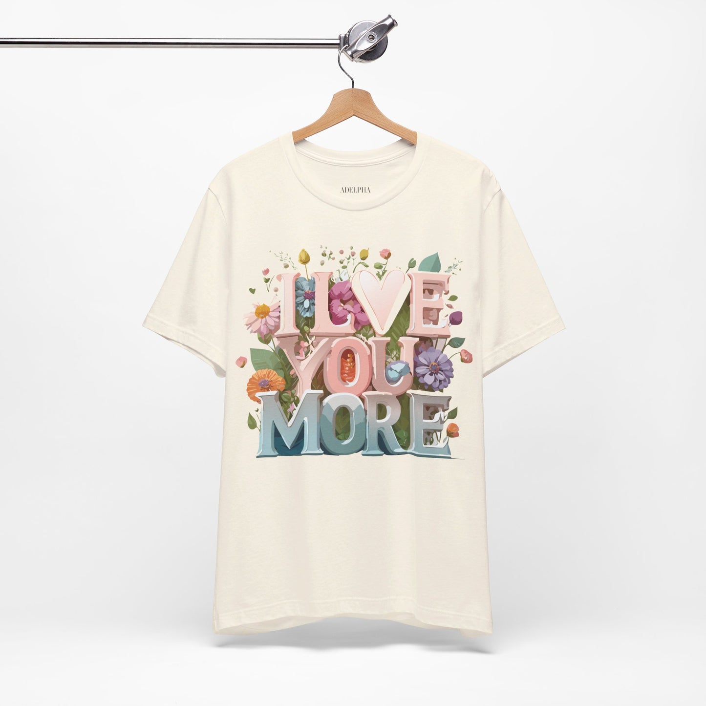 T-Shirt aus natürlicher Baumwolle – Love Story-Kollektion