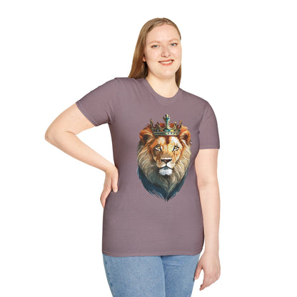 Lion Shirt Unisex Softstyle Tee Gildan 64000 100 Percent Ring Spun Cotton