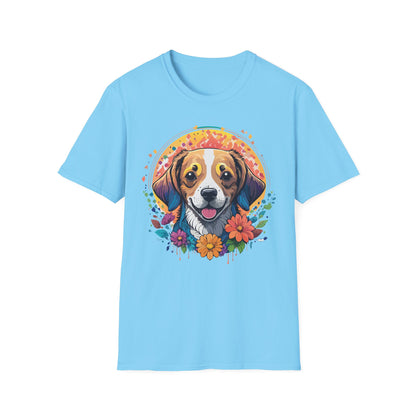 Dog Shirt Unisex Animal Tee Gildan 64000 Softstyle Ring Spun Cotton