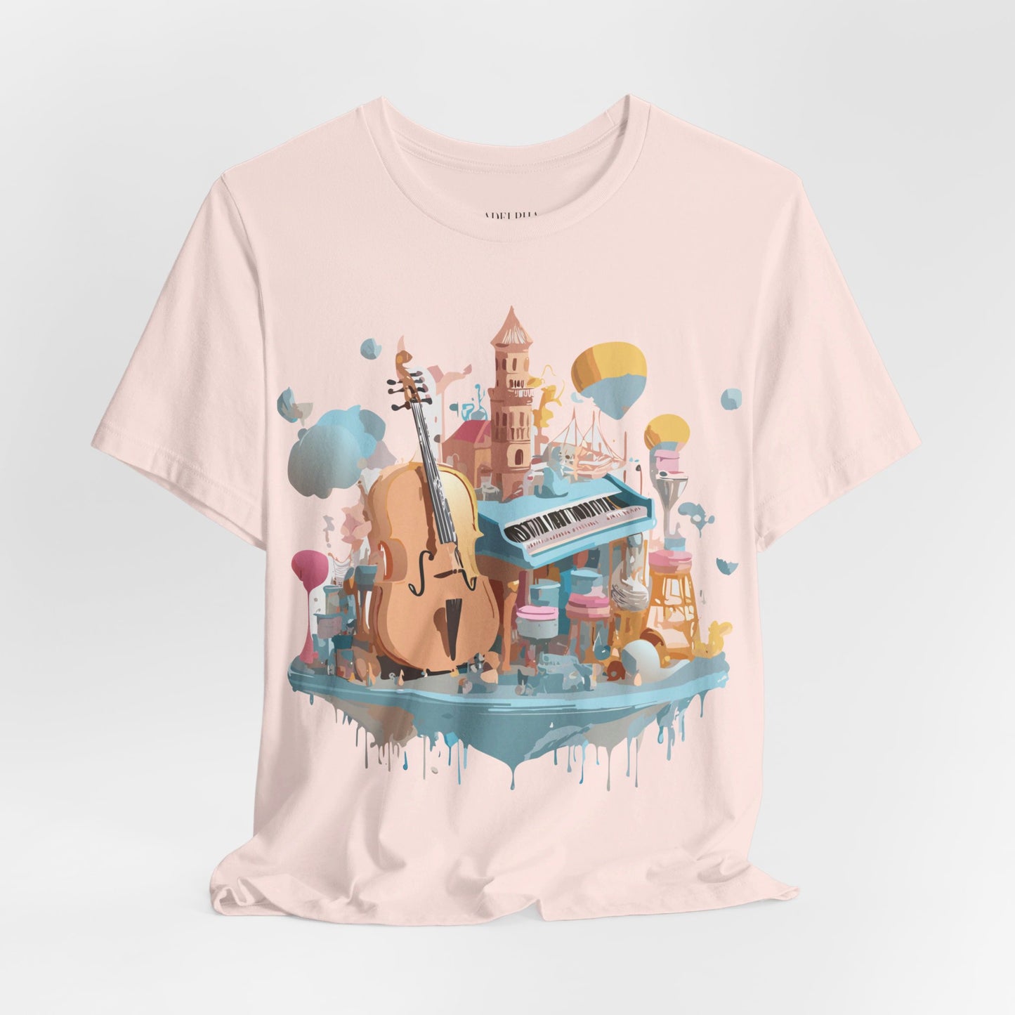 T-shirt en coton naturel - Collection Musique